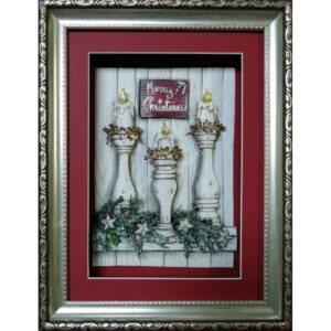 Merry Christmas Rolyef Tablo